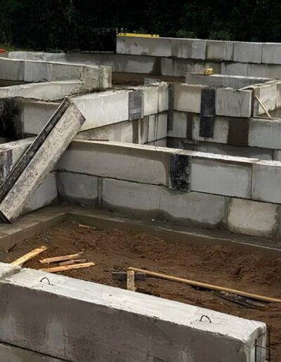 Блочный фундамент